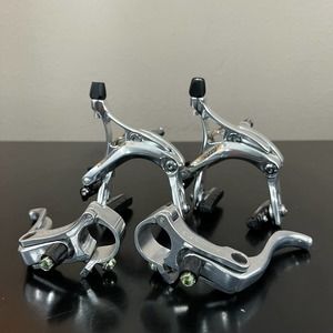 Tektro R539 Caliper Set Front & Rear Silver w/ Cansucc Base Bar Lever